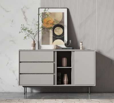 现代玄关柜3D模型下载